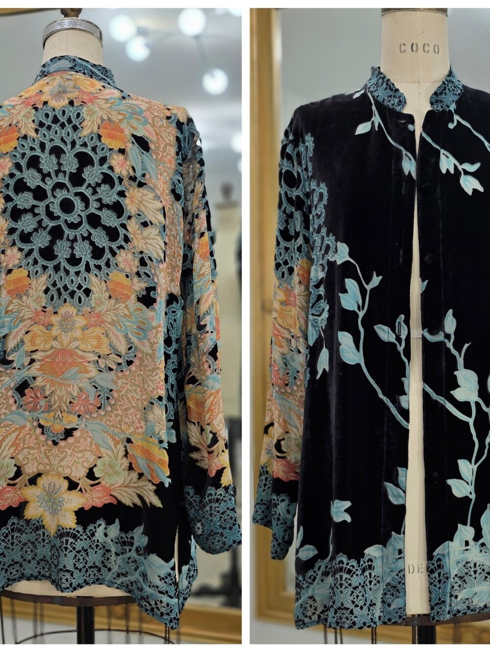 Vintage Velvet Burnout Tunic